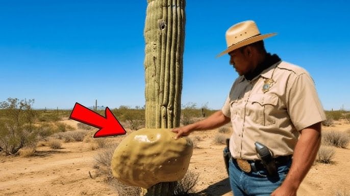Ein Ranger entdeckte einen Saguaro-Kaktus mit einer seltsamen Beule. Er beschloss, ihn aufzuschneiden und bereute es sofort